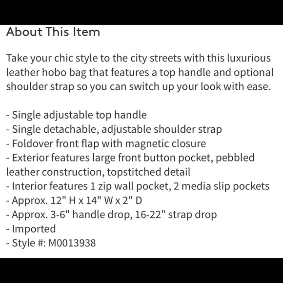 MARC JACOBS Hobo Bag - Picture 12 of 12